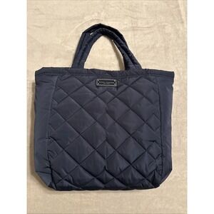 Authentic Marc Jacobs Navy Quilted Nylon Tote Bag